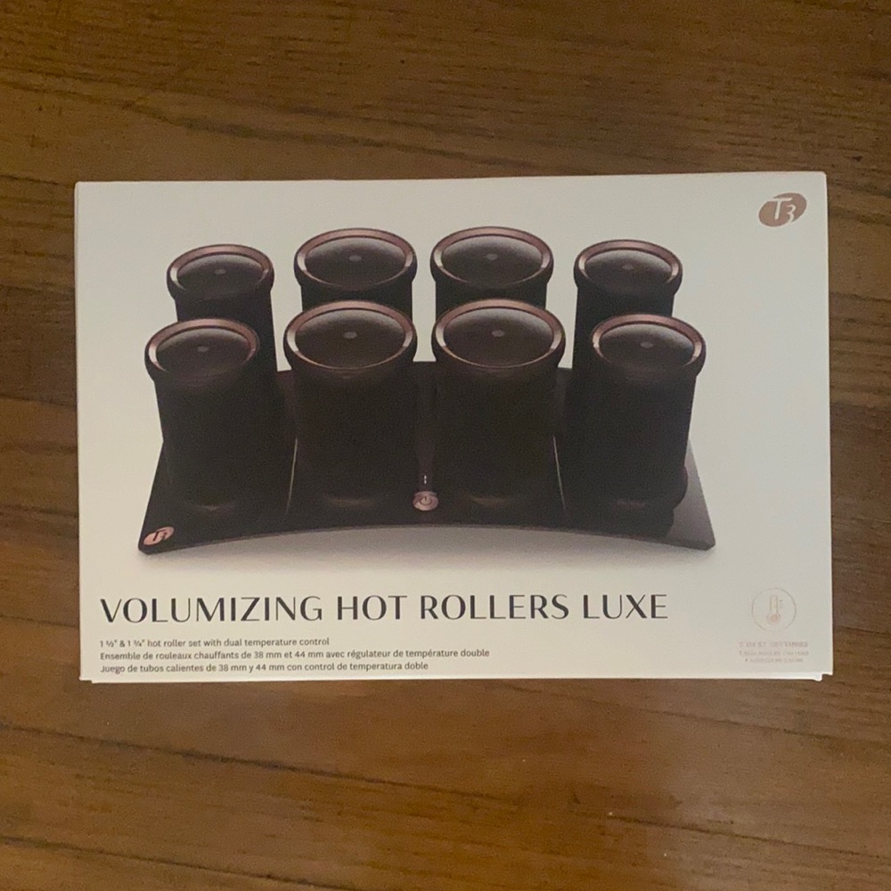 T3 Luxe Volumizing Hot Rollers NWT